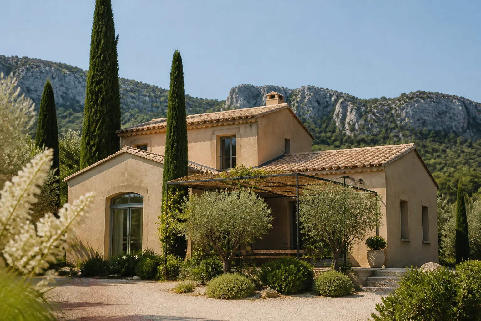 Residence neuve de style provencal pres d Aix-en-Provence