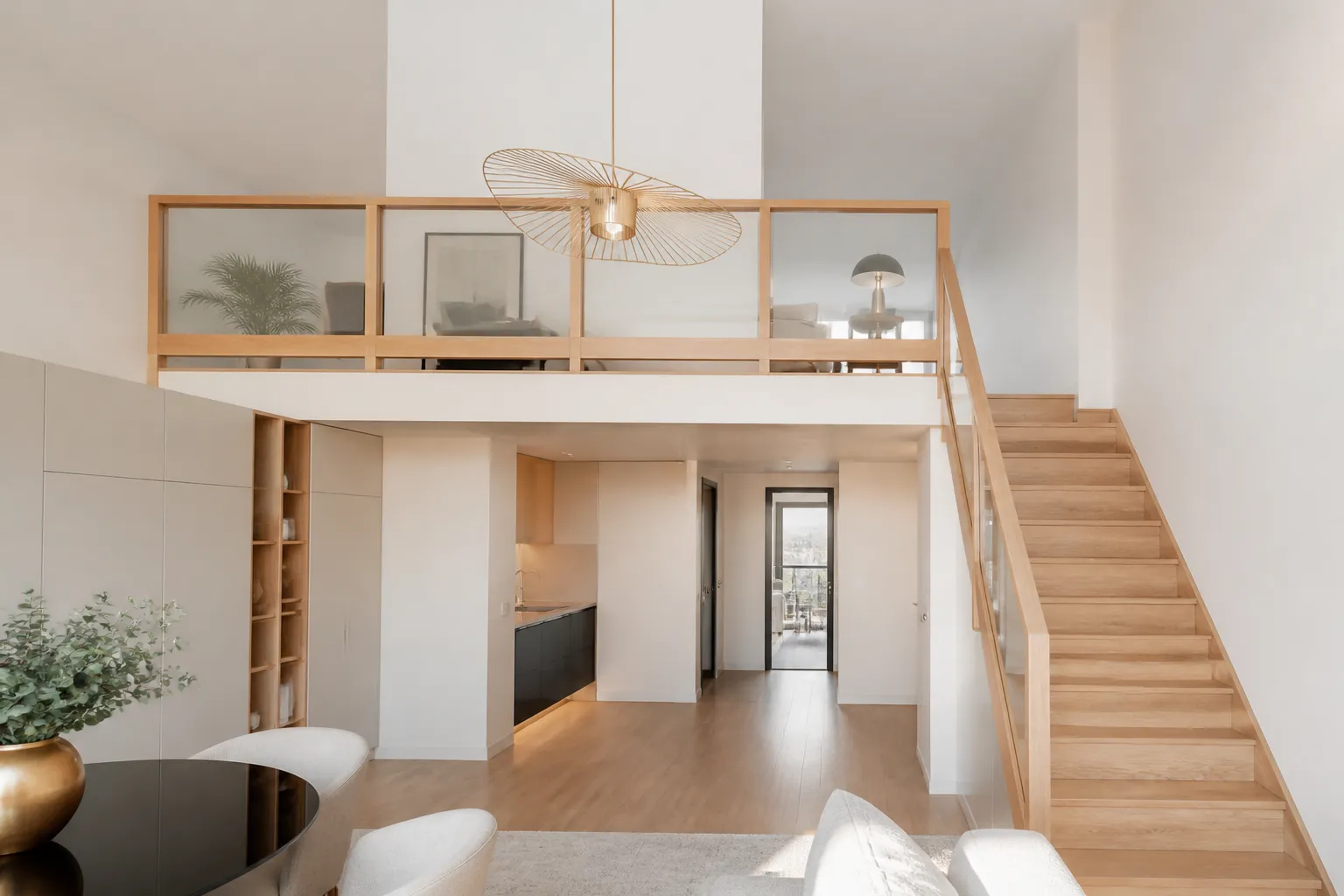 Mezzanine d un duplex neuf