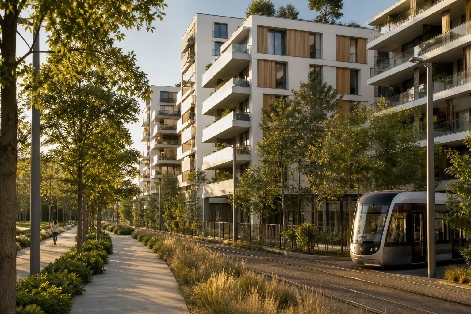 Quartier residentiel neuf a Blagnac