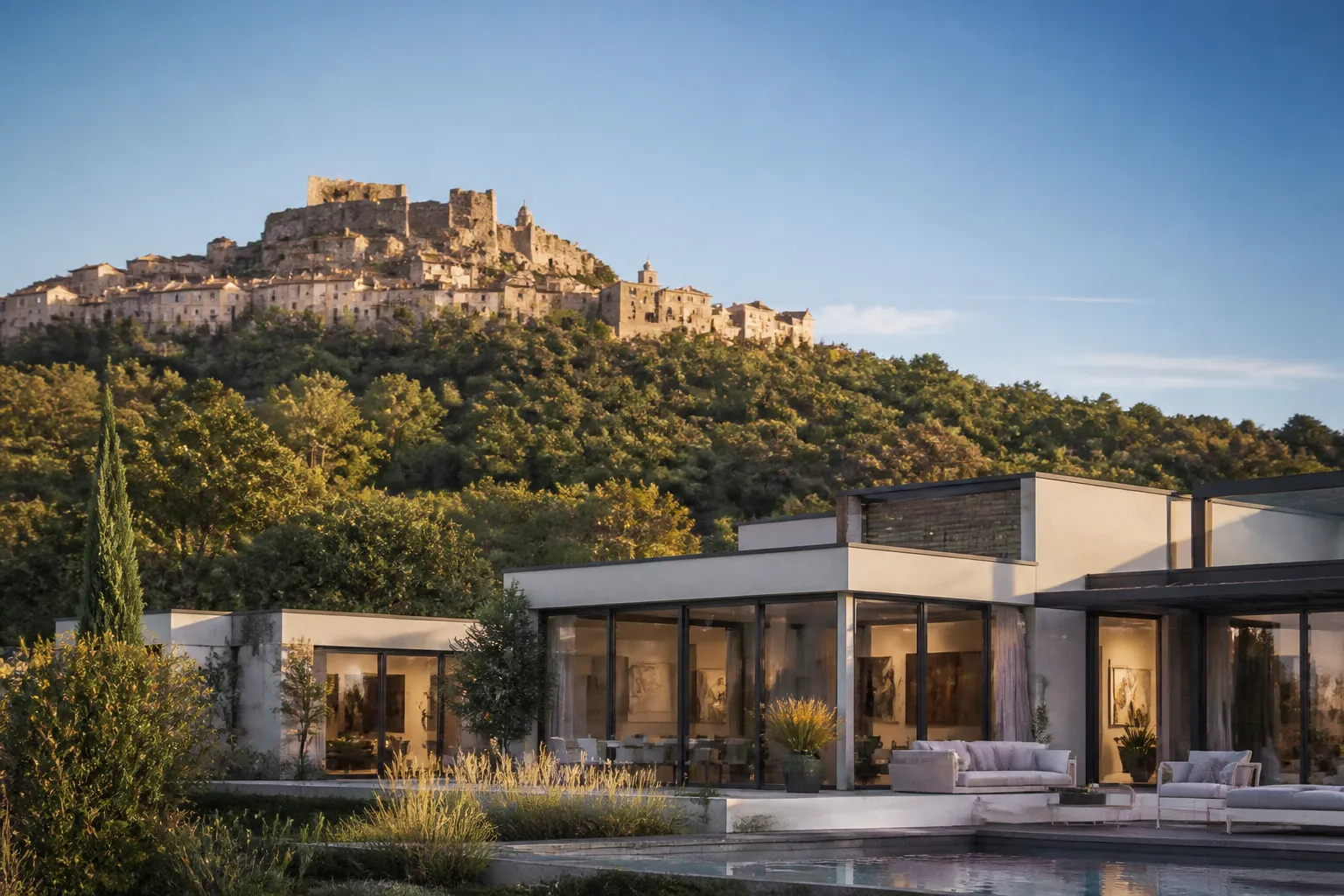 Residence neuve pres d un village perche a Cagnes-sur-Mer