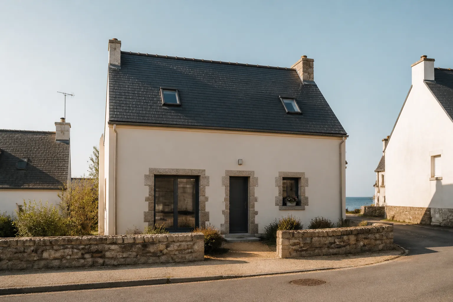 Petite residence neuve a Cancale