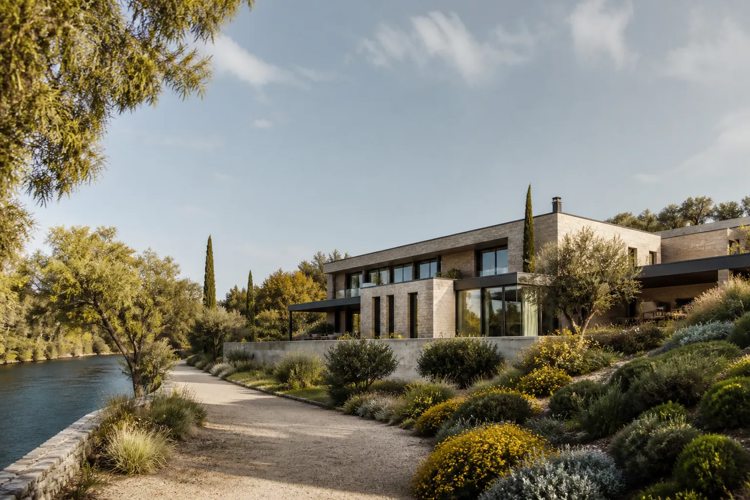Residence neuve pres d une riviere a Castelnau-le-Lez
