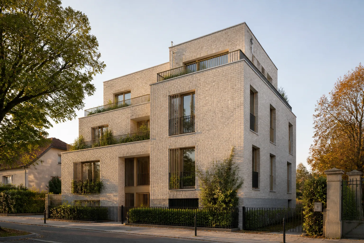 Residence neuve avec terrasses a Colombes