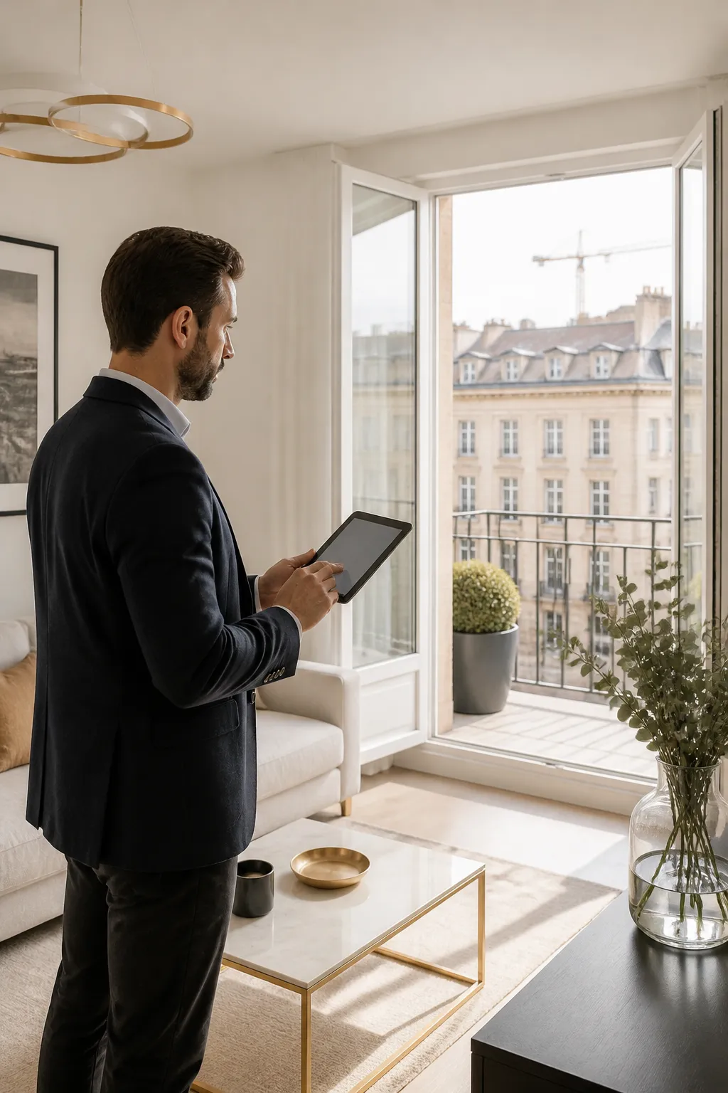 Expert en batiment controlant un appartement neuf VEFA en Gironde