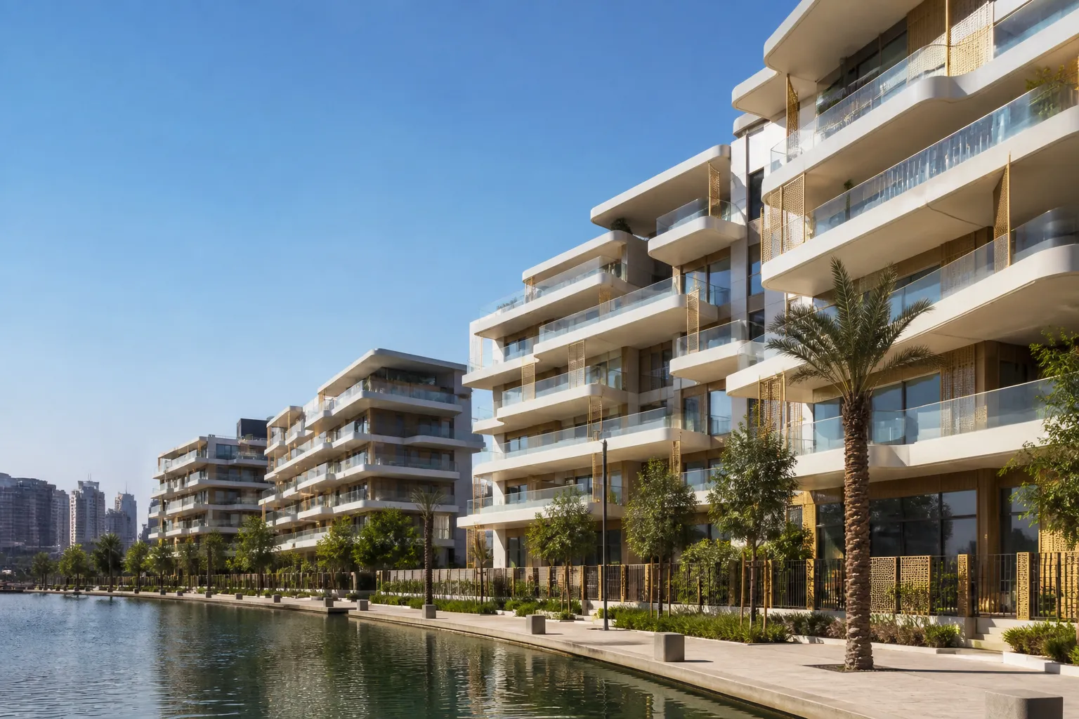 Quartier d immeubles contemporains a Montpellier