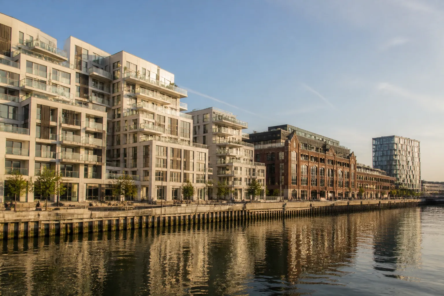 Immeubles neufs en bord de Seine a Ivry-sur-Seine