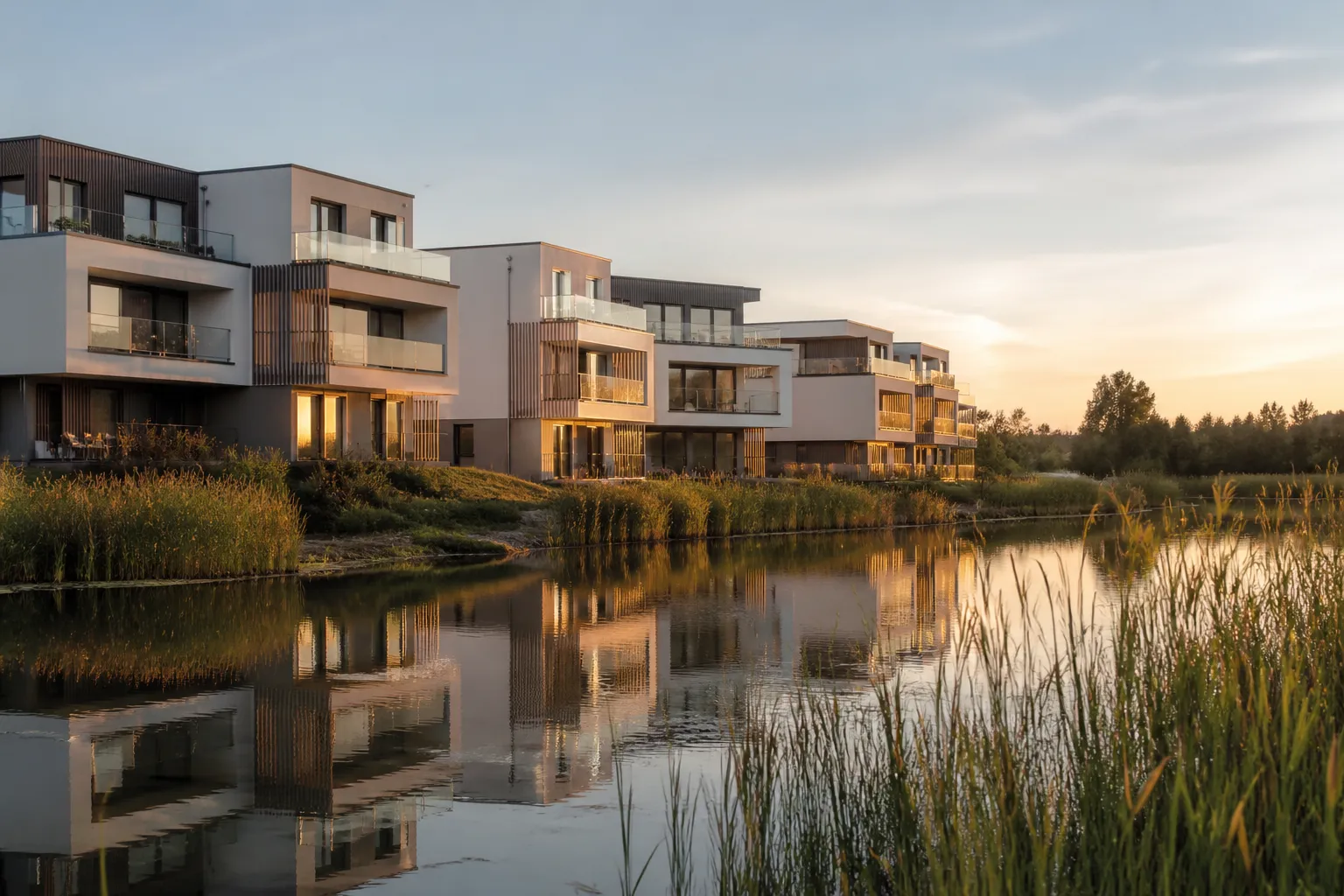 Logements neufs pres des etangs a Lattes