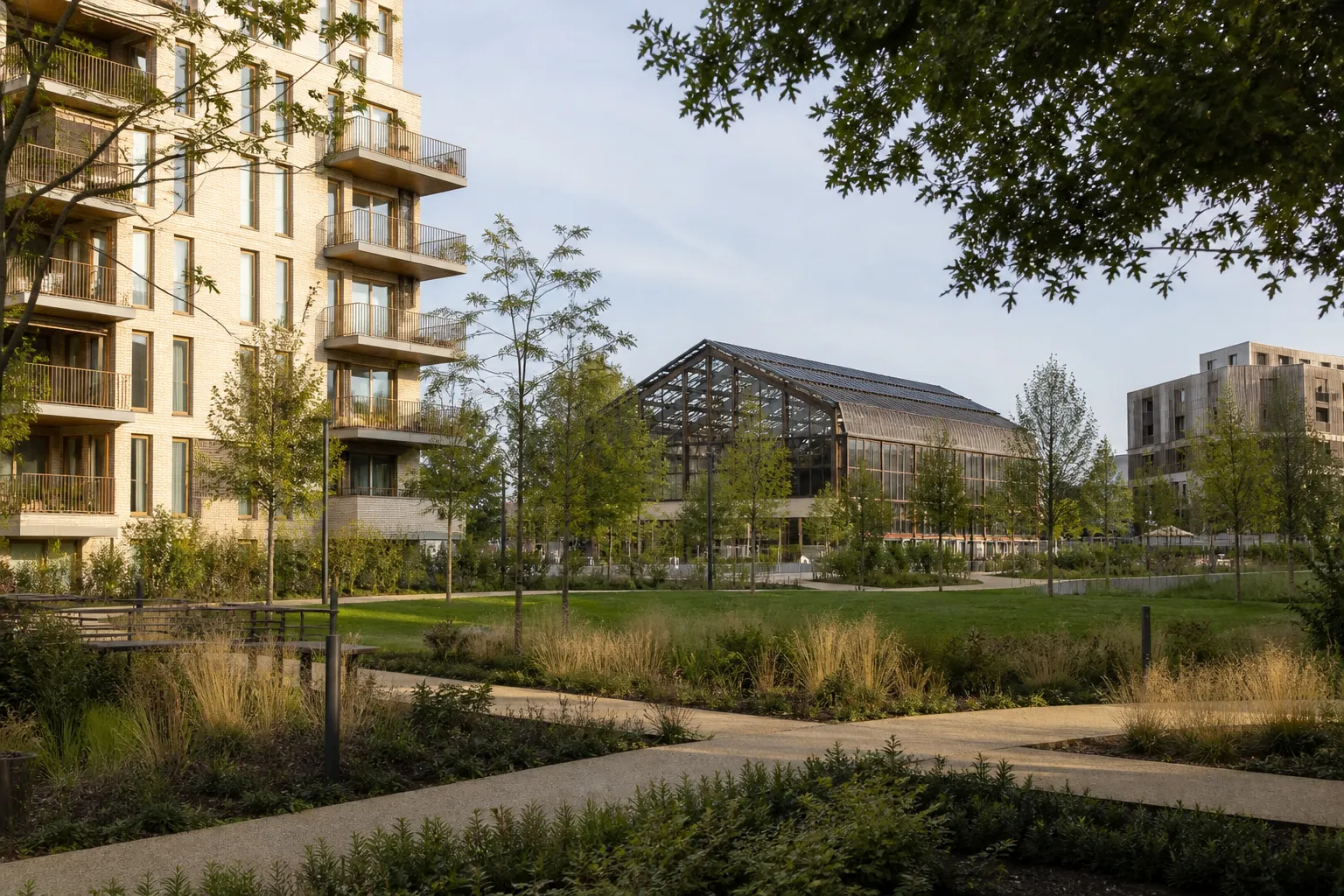 Nouveau quartier residentiel a Lille