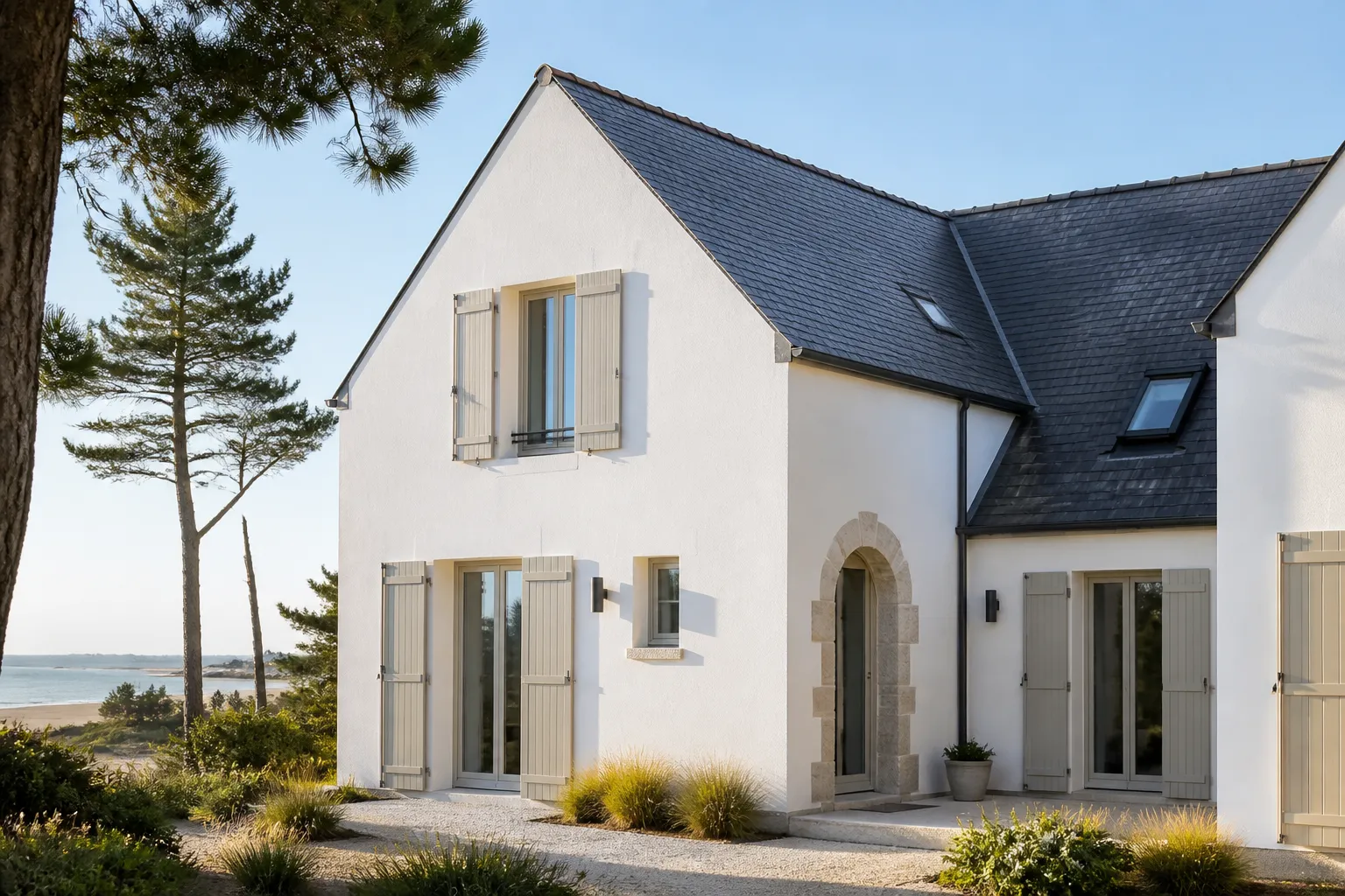 Residence neuve sur le littoral atlantique