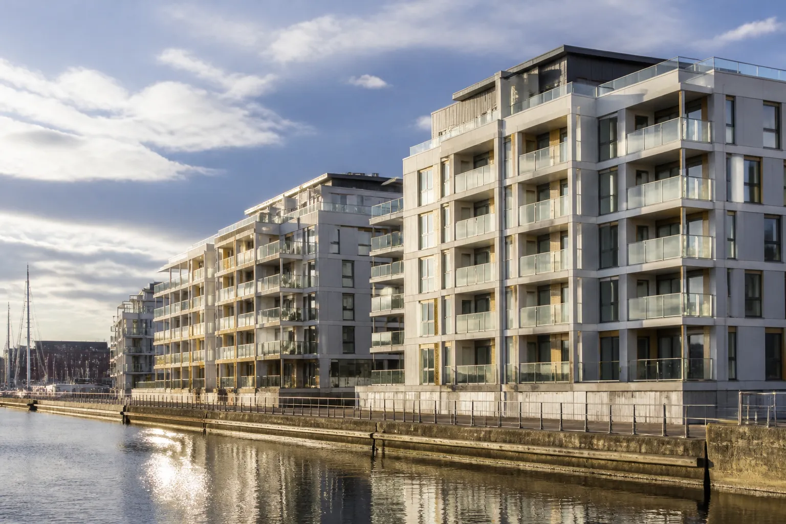 Residence neuve en bord de bassin a Strasbourg