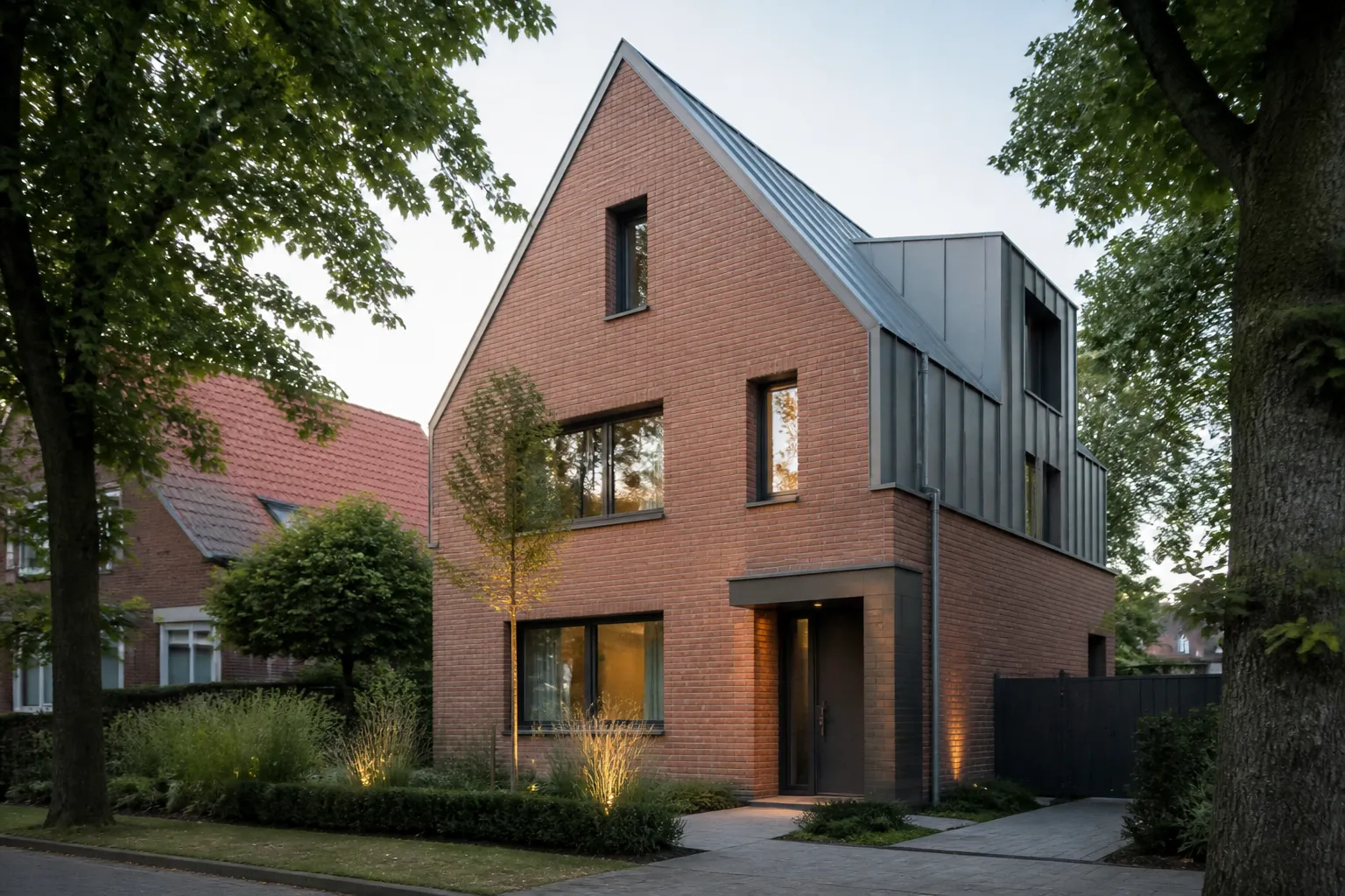 Residence neuve en brique a Tourcoing