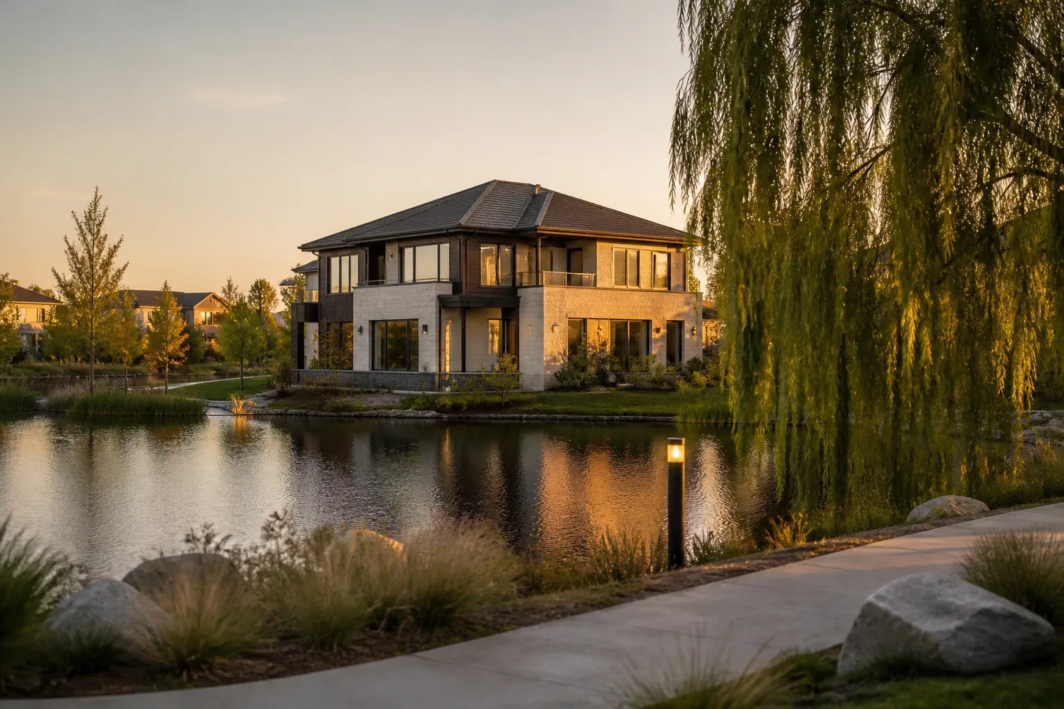 Residence neuve pres d un lac en peripherie de Toulouse