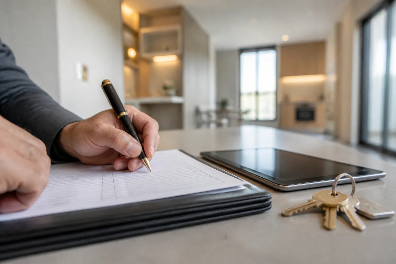 Redaction du proces-verbal de livraison d un appartement neuf